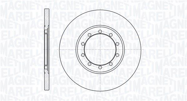 MAGNETI MARELLI stabdžių diskas 361302040333